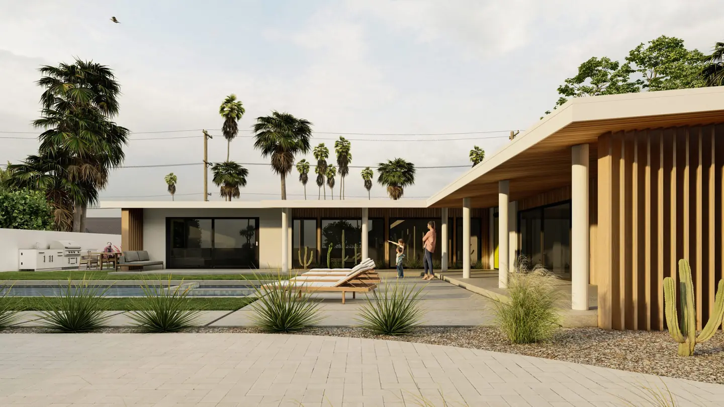 Amado: amado is arranged around a broad outdoor court