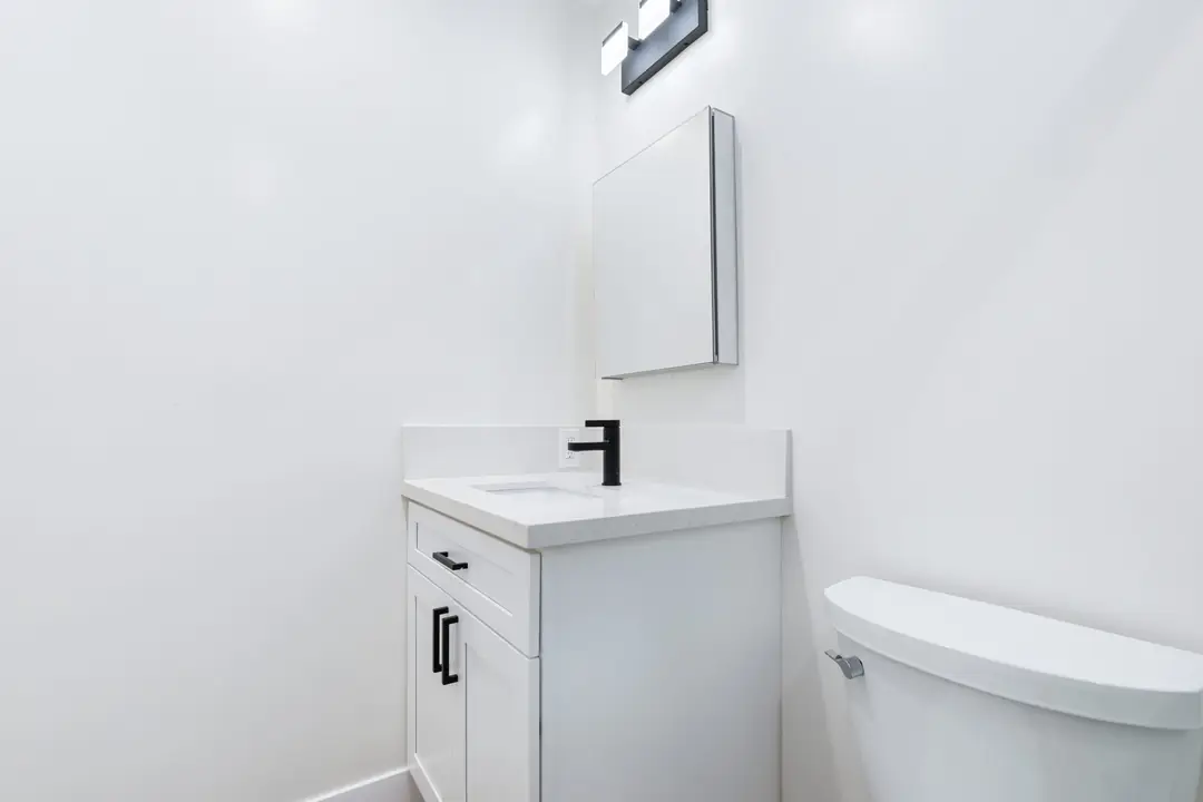 Molino: bathroom vanity and toilet