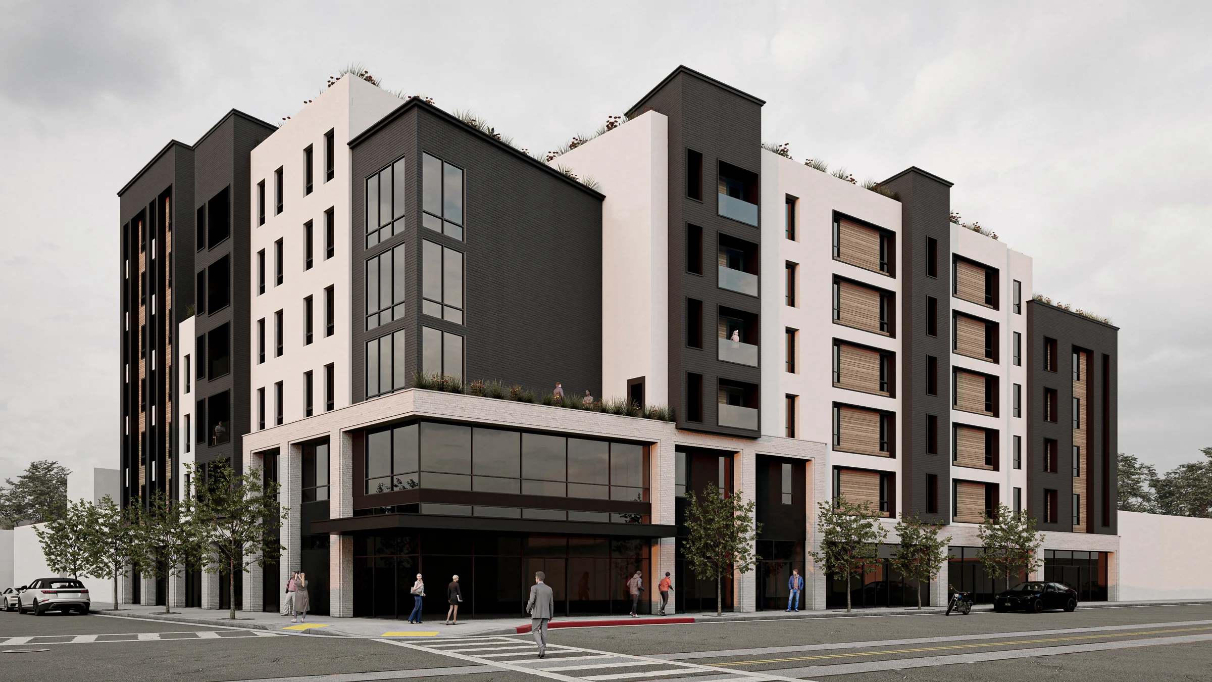 Bayline multifamily building design