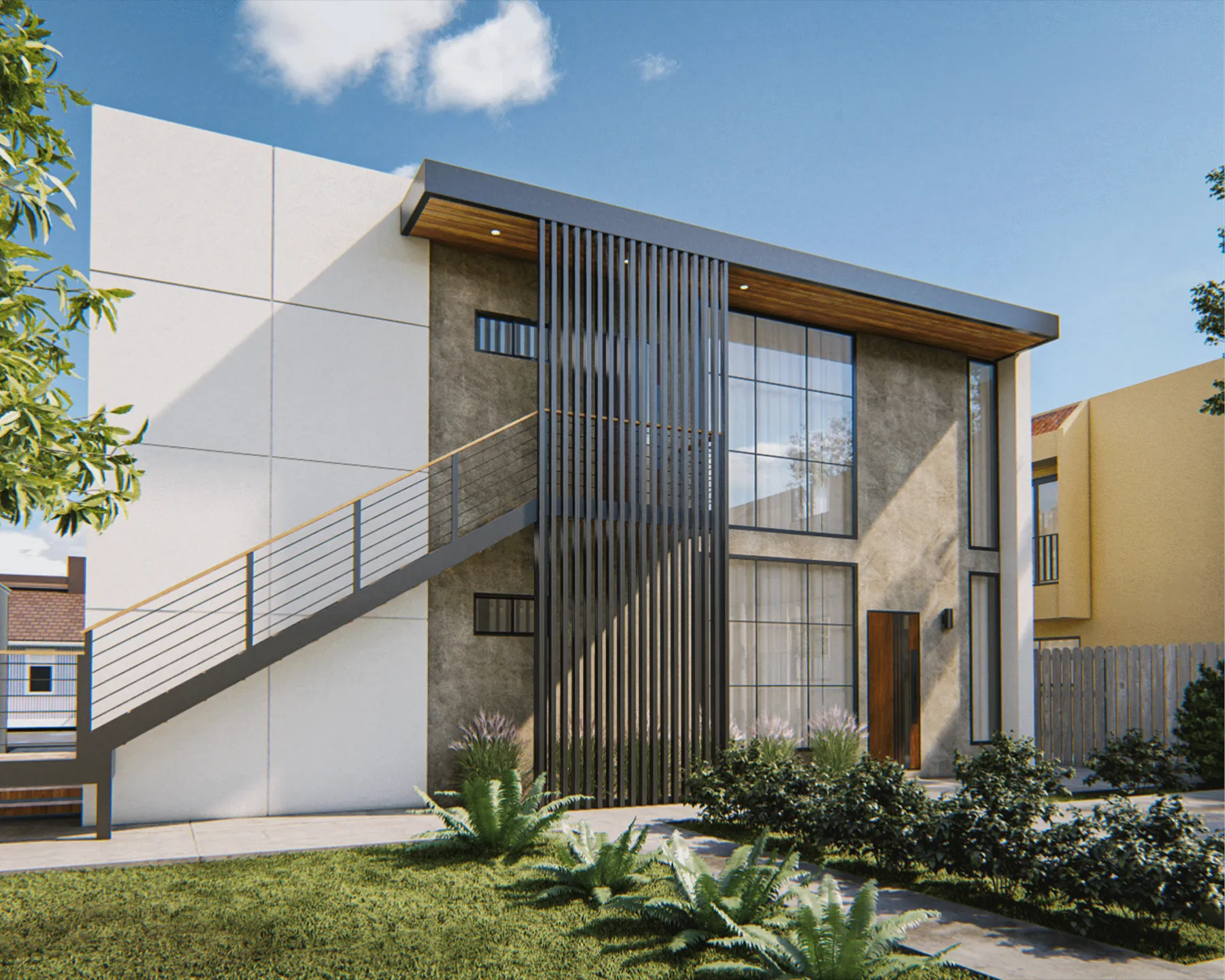 Option G 17th Street ADU design rendering