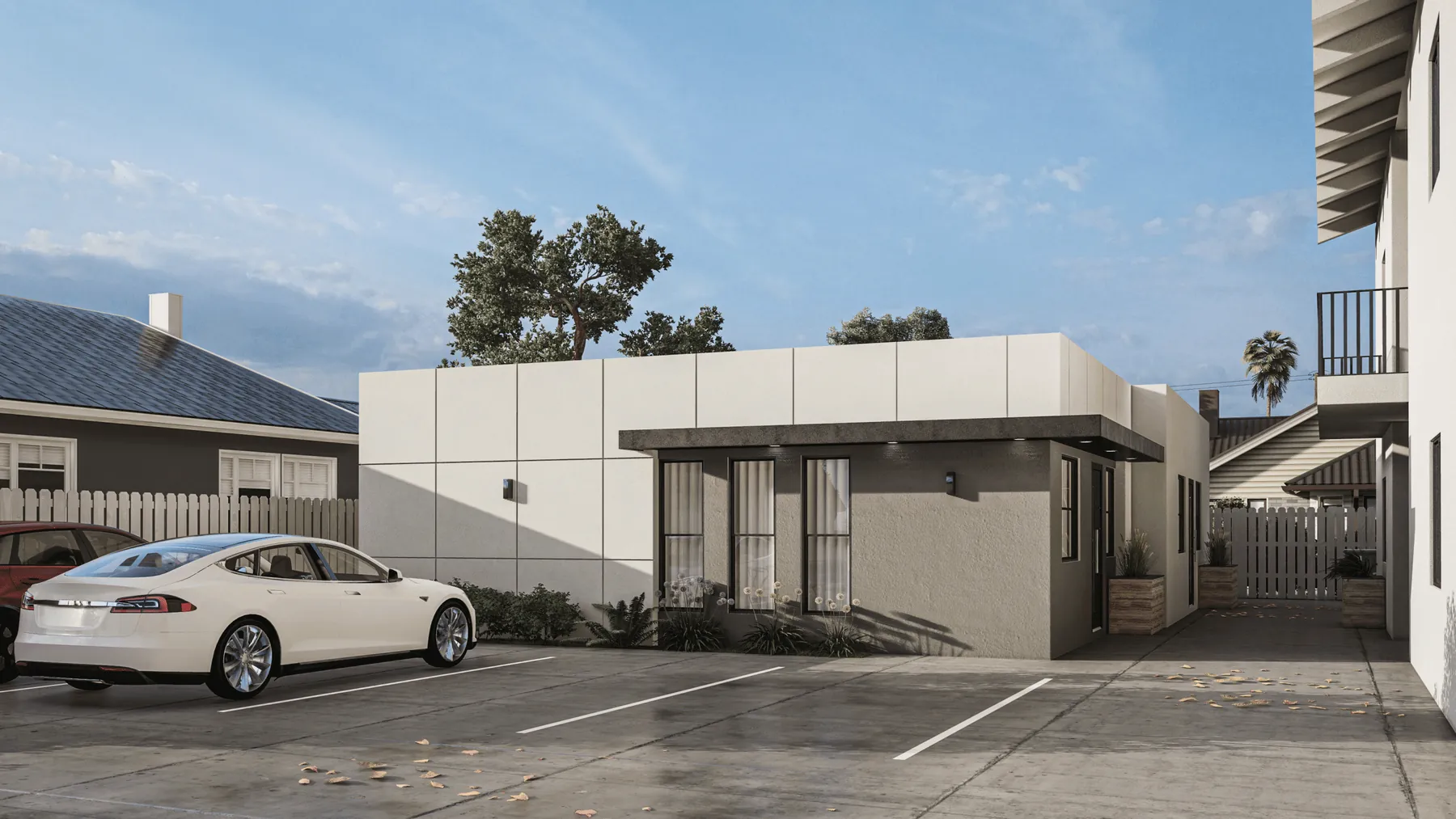 Option F 20th Street ADU design rendering