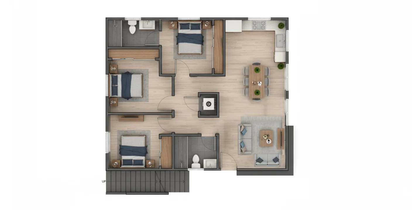 Option C 59th Place floor plan 5