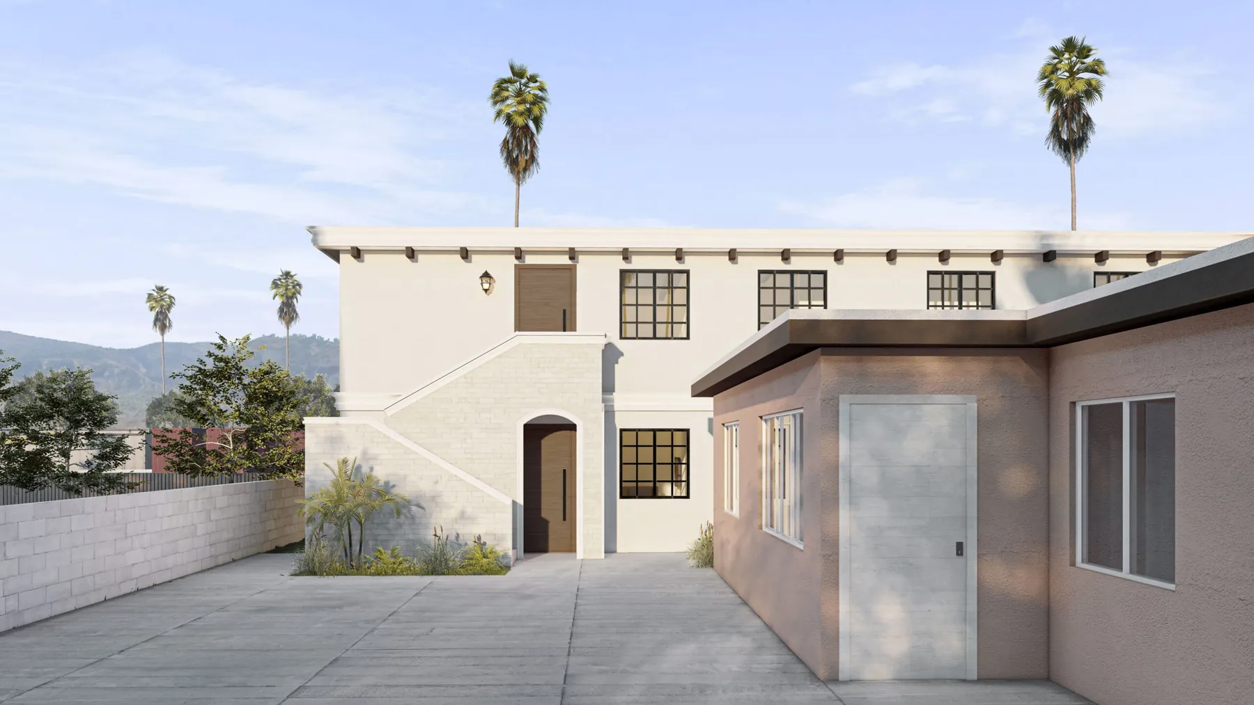 Option H Acacia design rendering 4