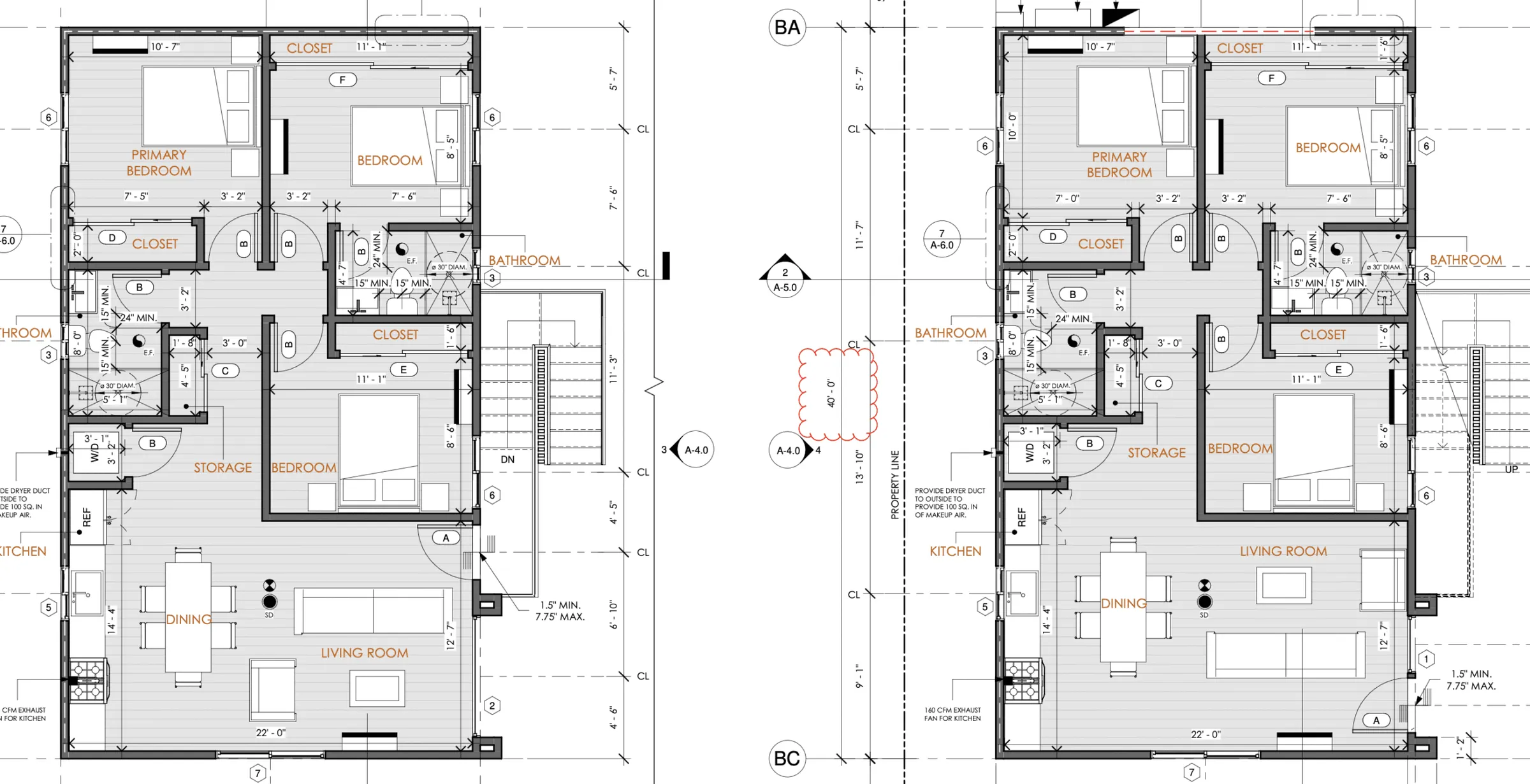 Option E Budlong floor plan 2
