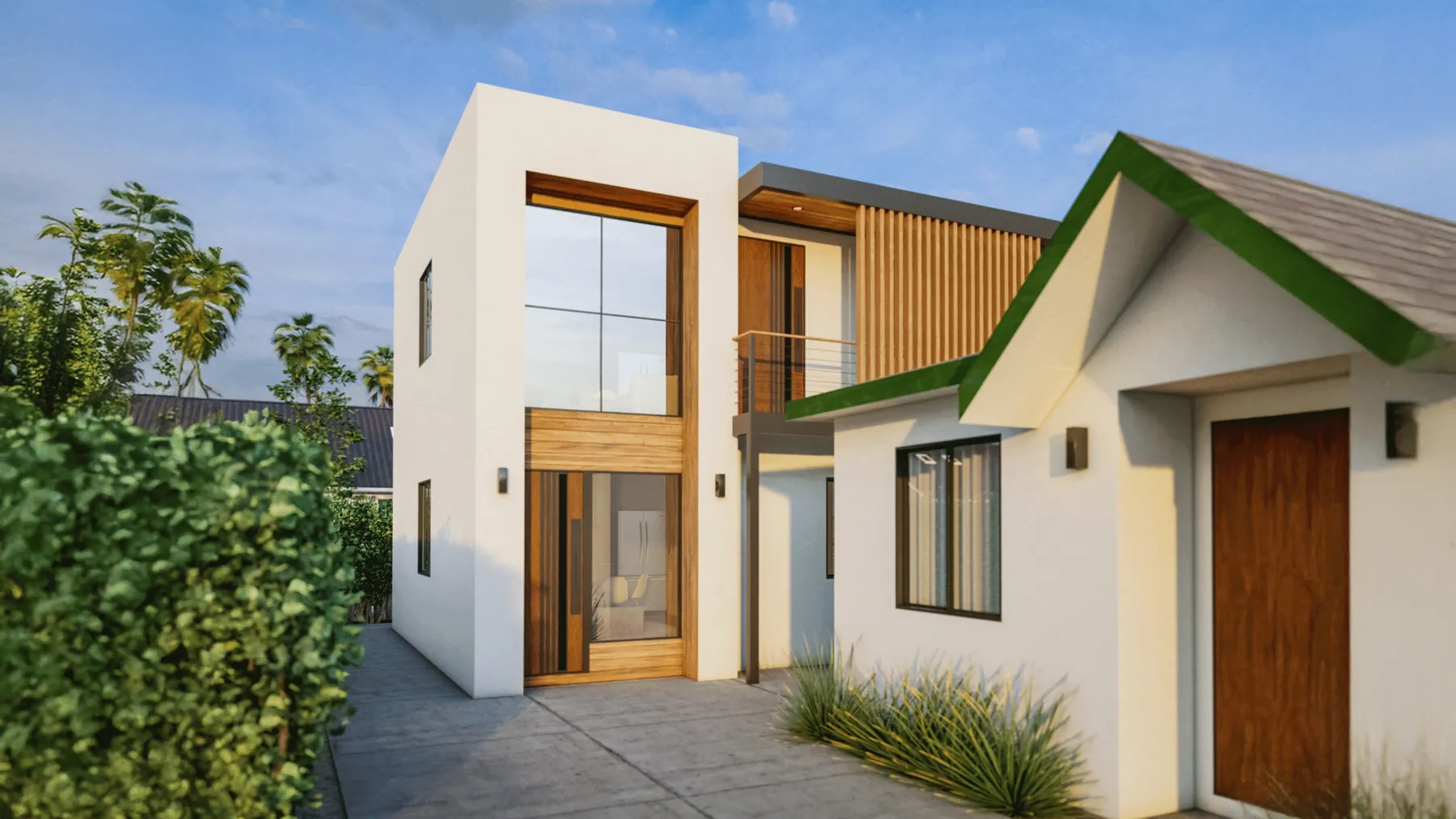 Option E Budlong ADU design rendering