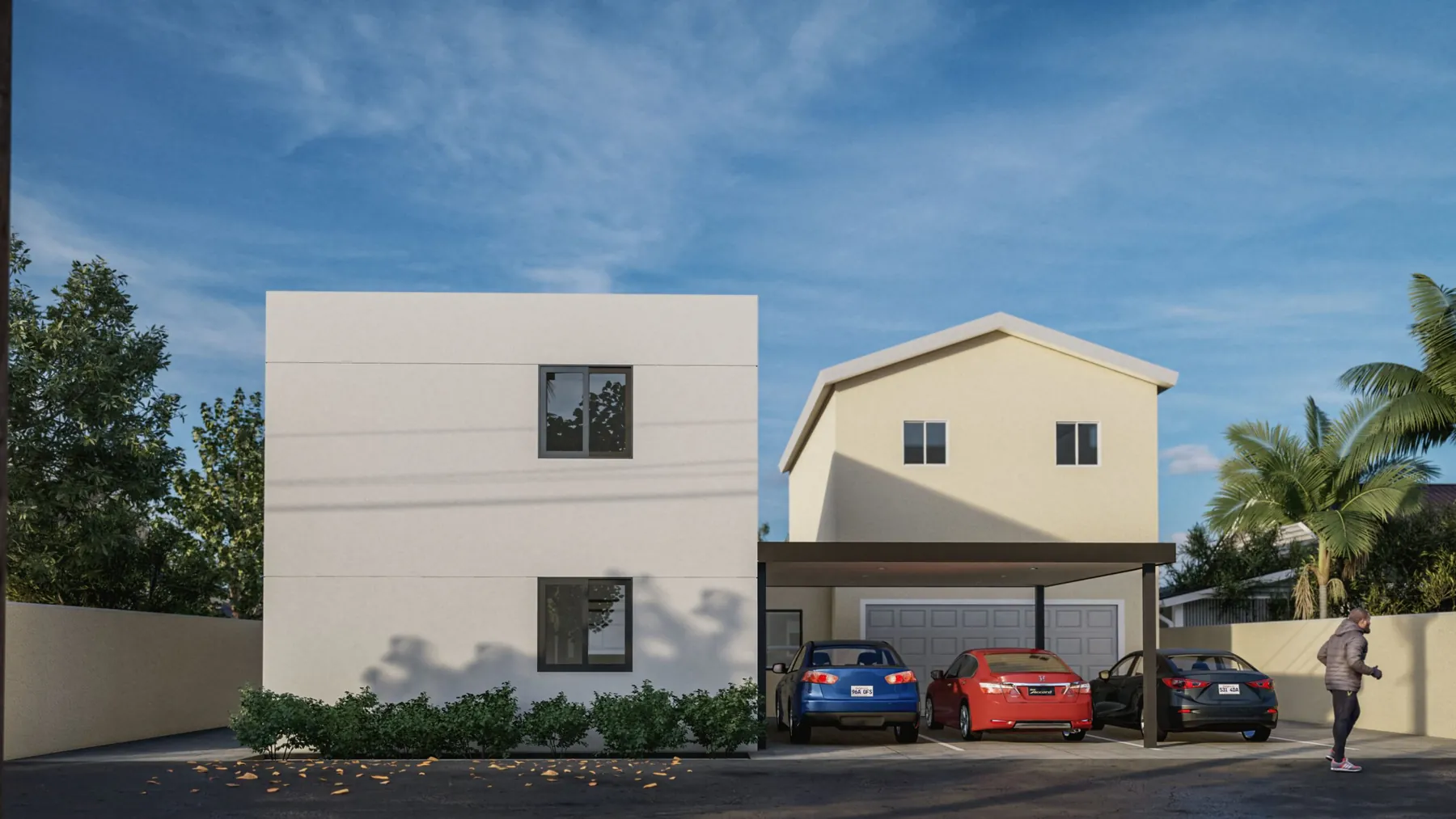 Option D Parthenia design rendering 3