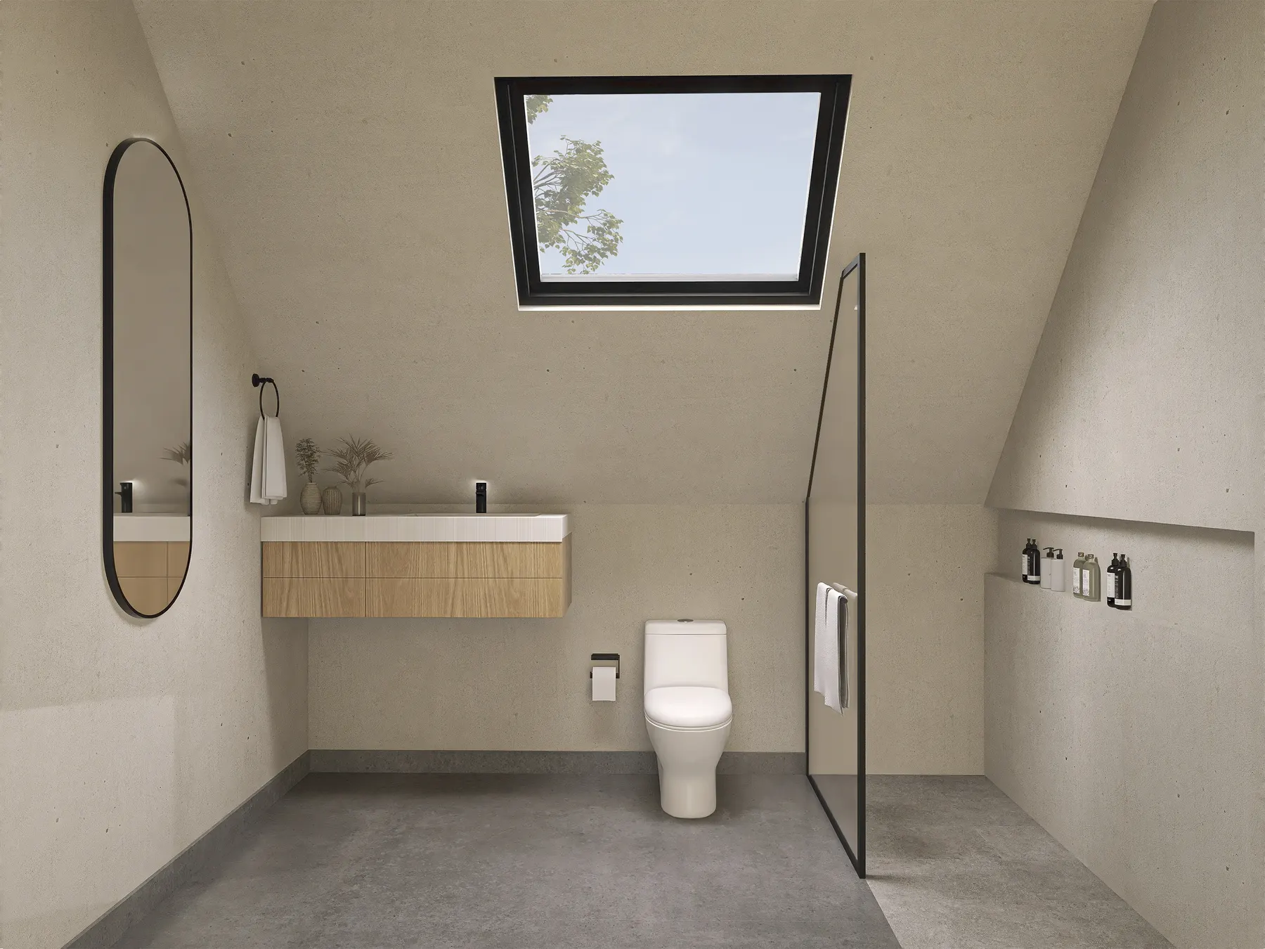 Coeur d’Alene bathroom design rendering 9