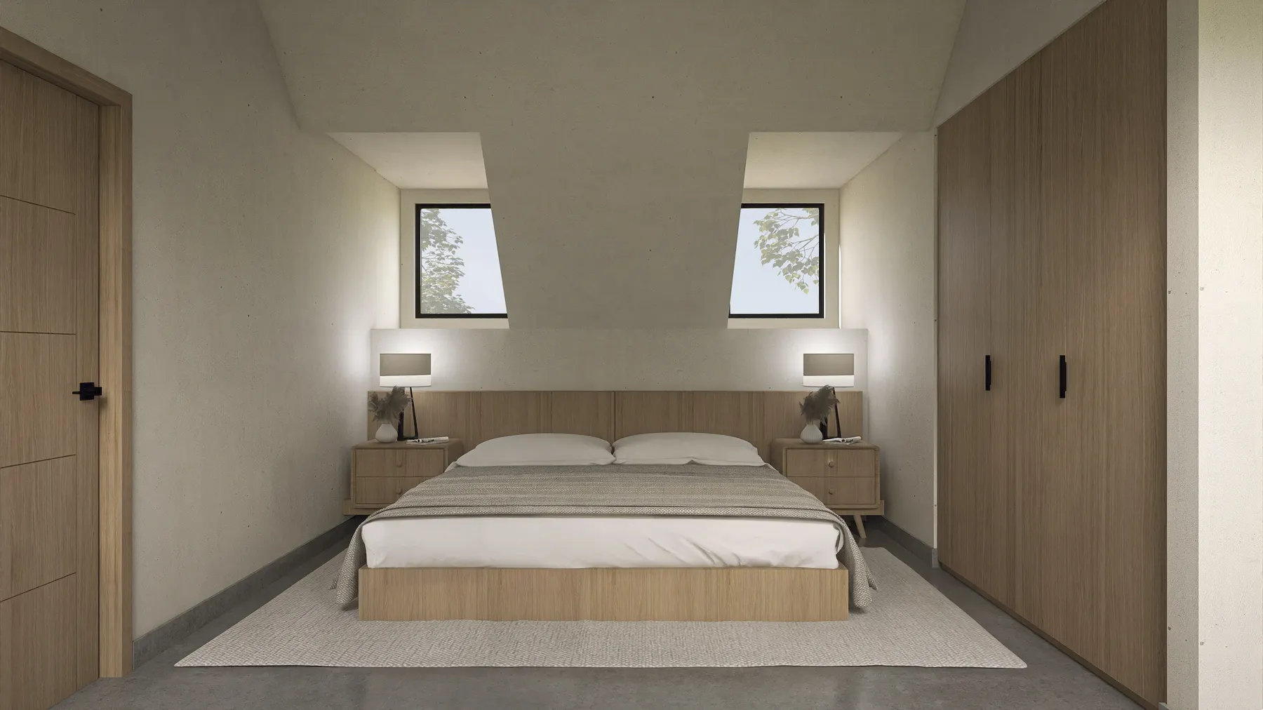 Coeur d’Alene bedroom design rendering 10