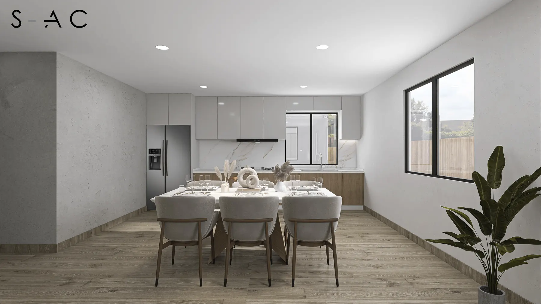Forma kitchen design rendering 6