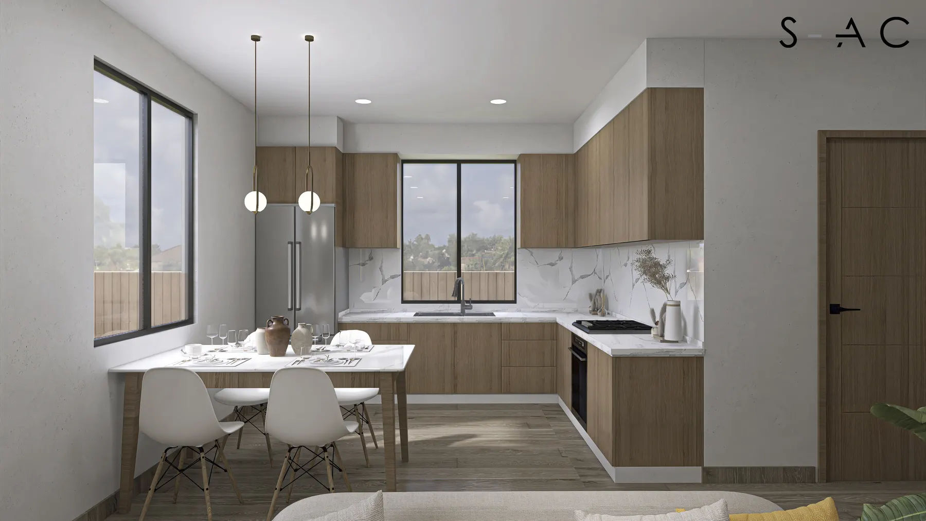 Perlita kitchen design rendering 36