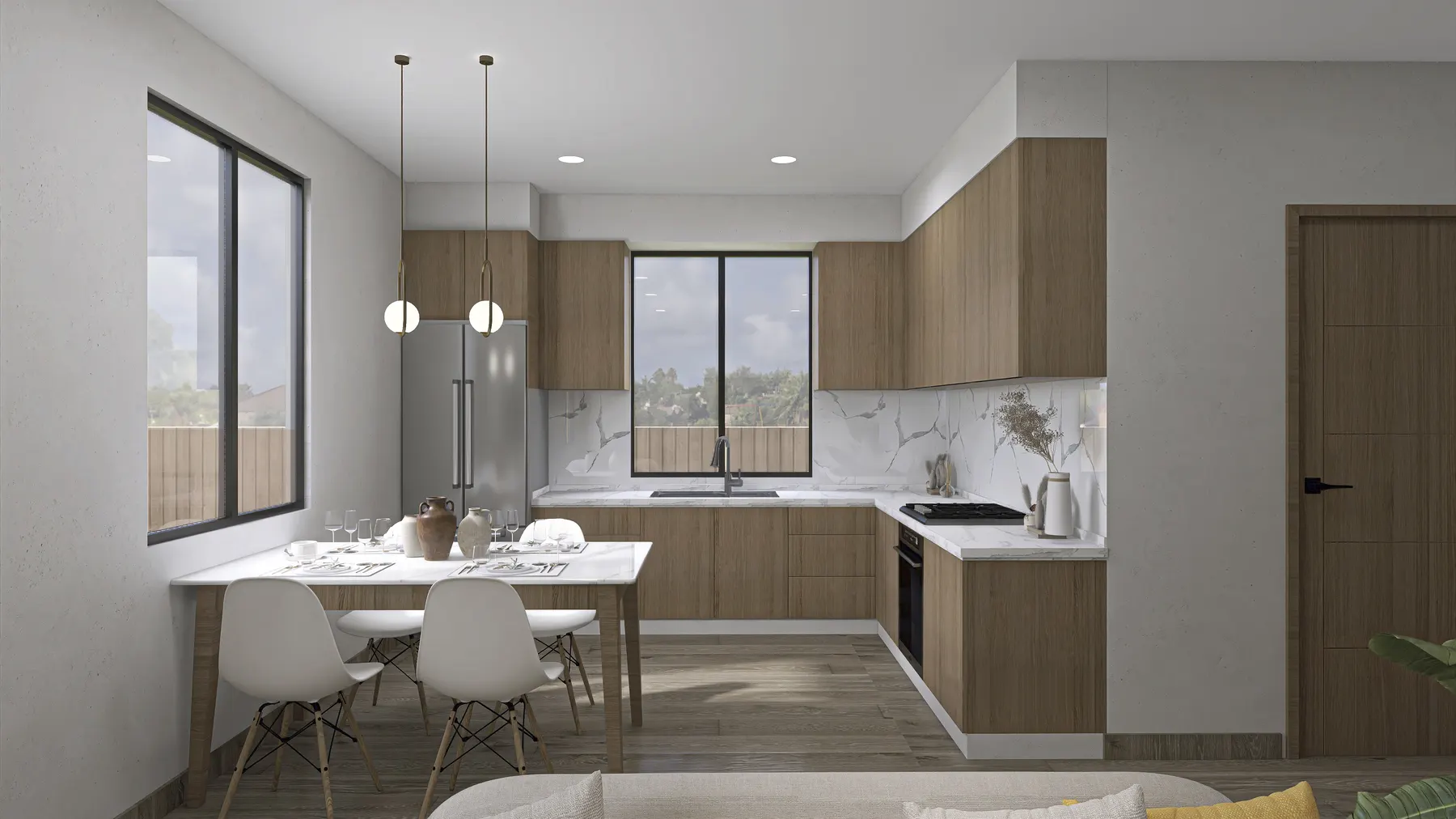 Perlita kitchen design rendering 21