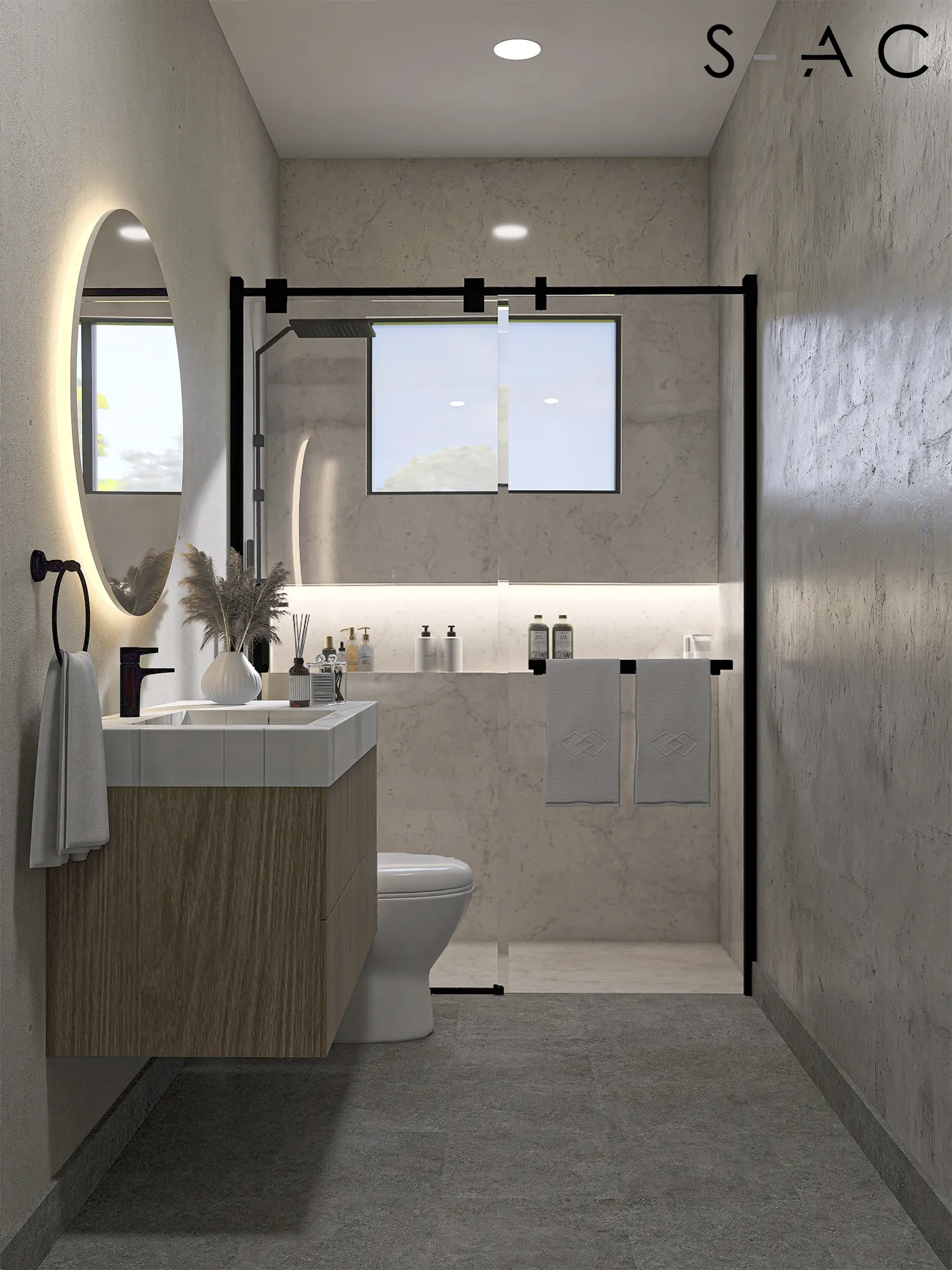 Perlita bathroom design rendering 39