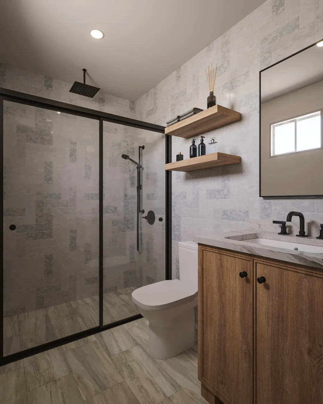 Santiago bathroom design rendering 16