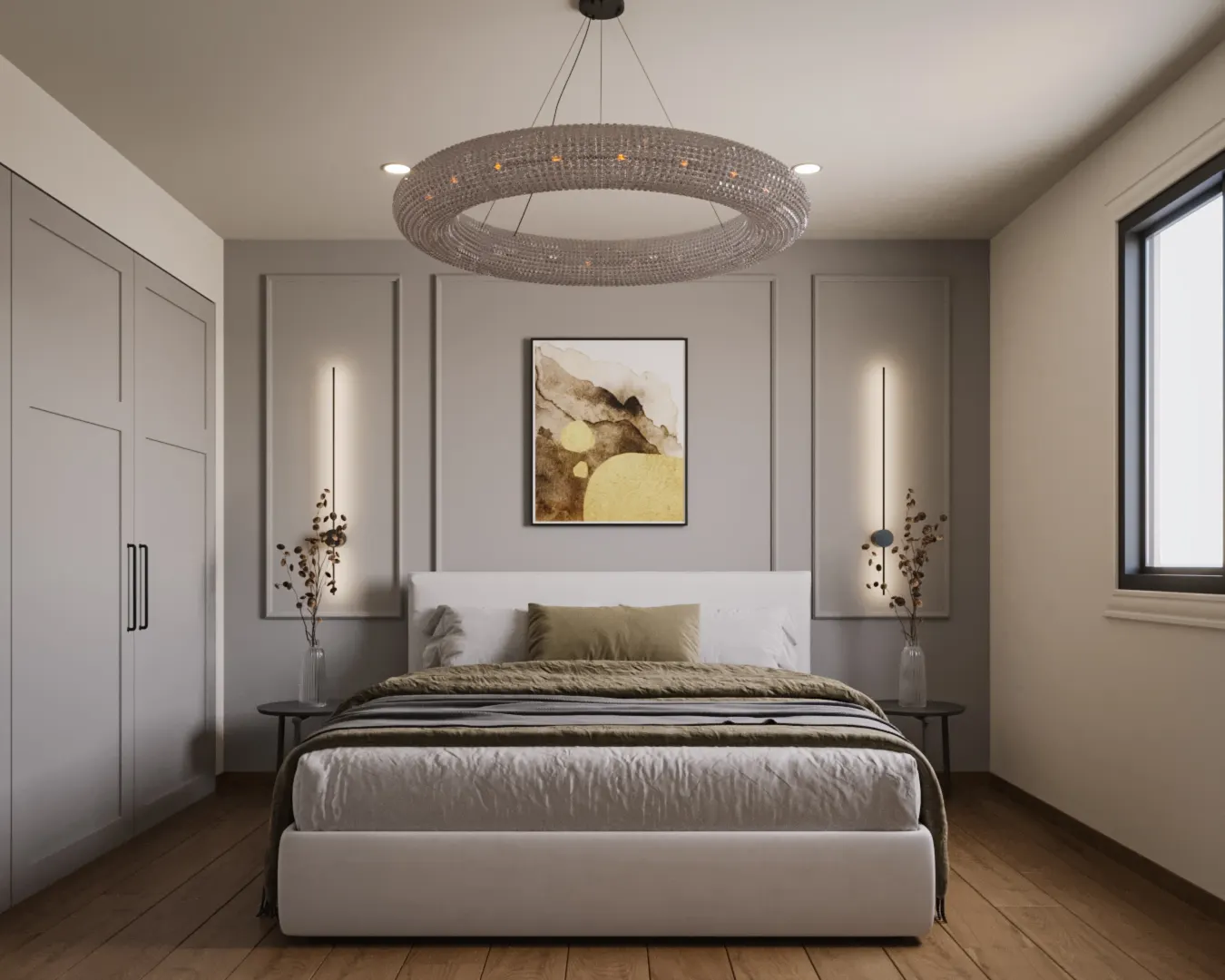 Santiago bedroom design rendering 17