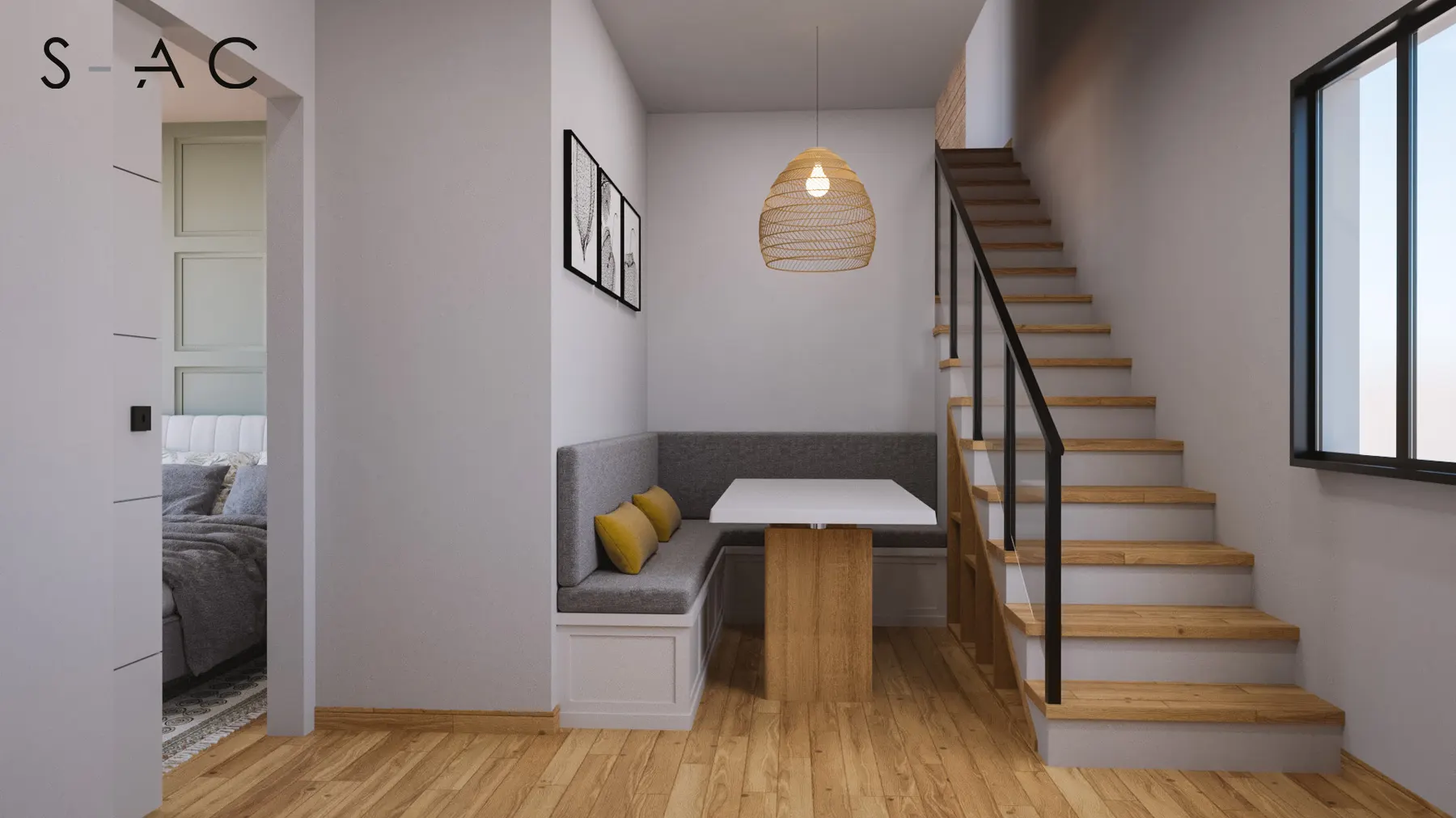 Santiago kitchen design rendering 20