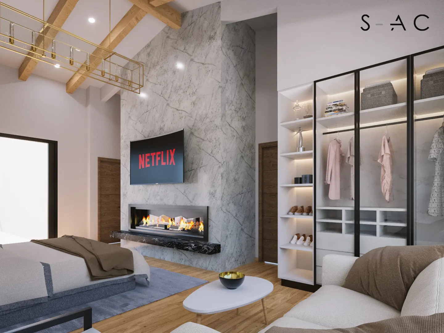 Santiago bedroom design rendering 29