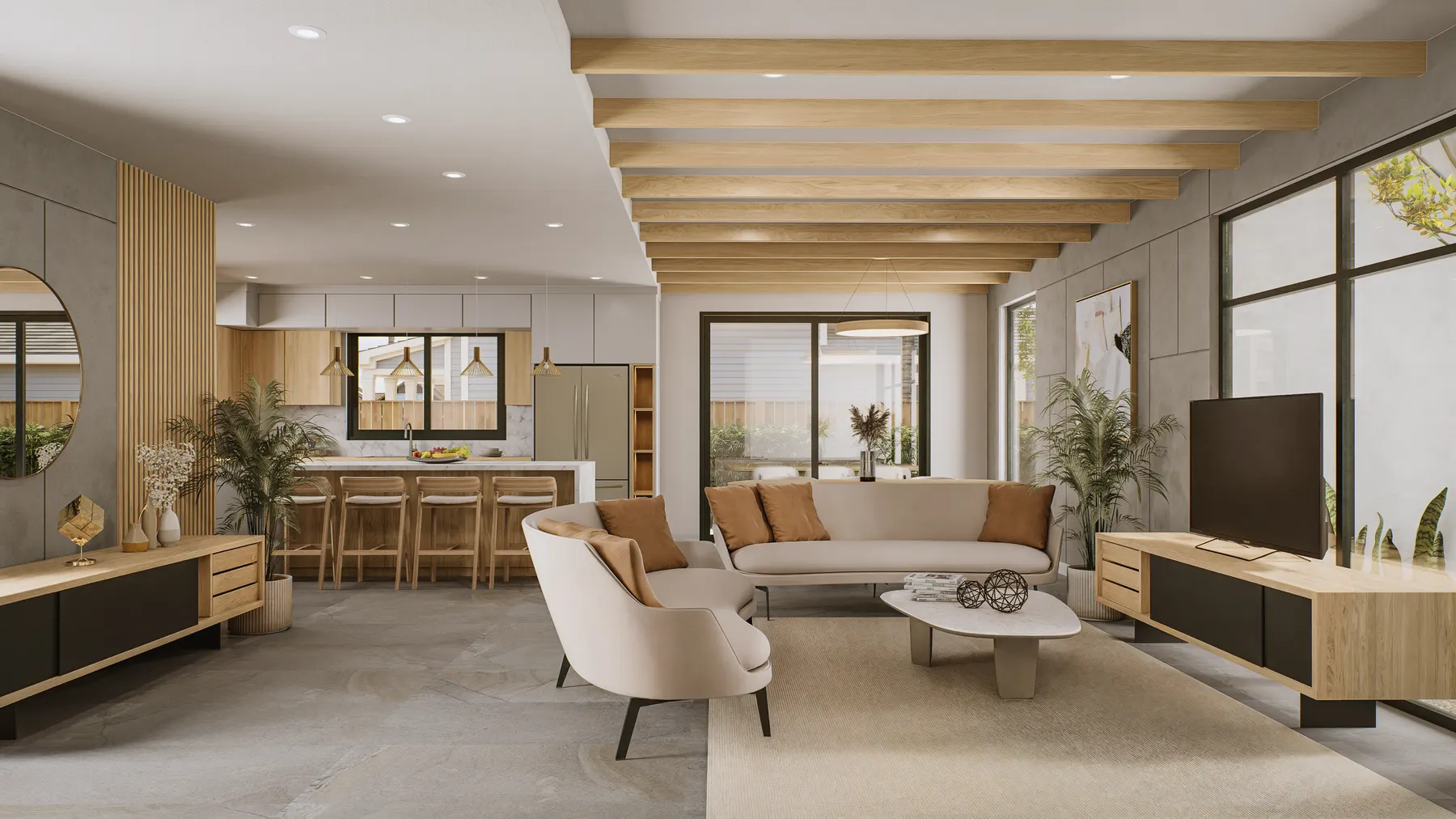 42nd Street Triplex interior design rendering 4