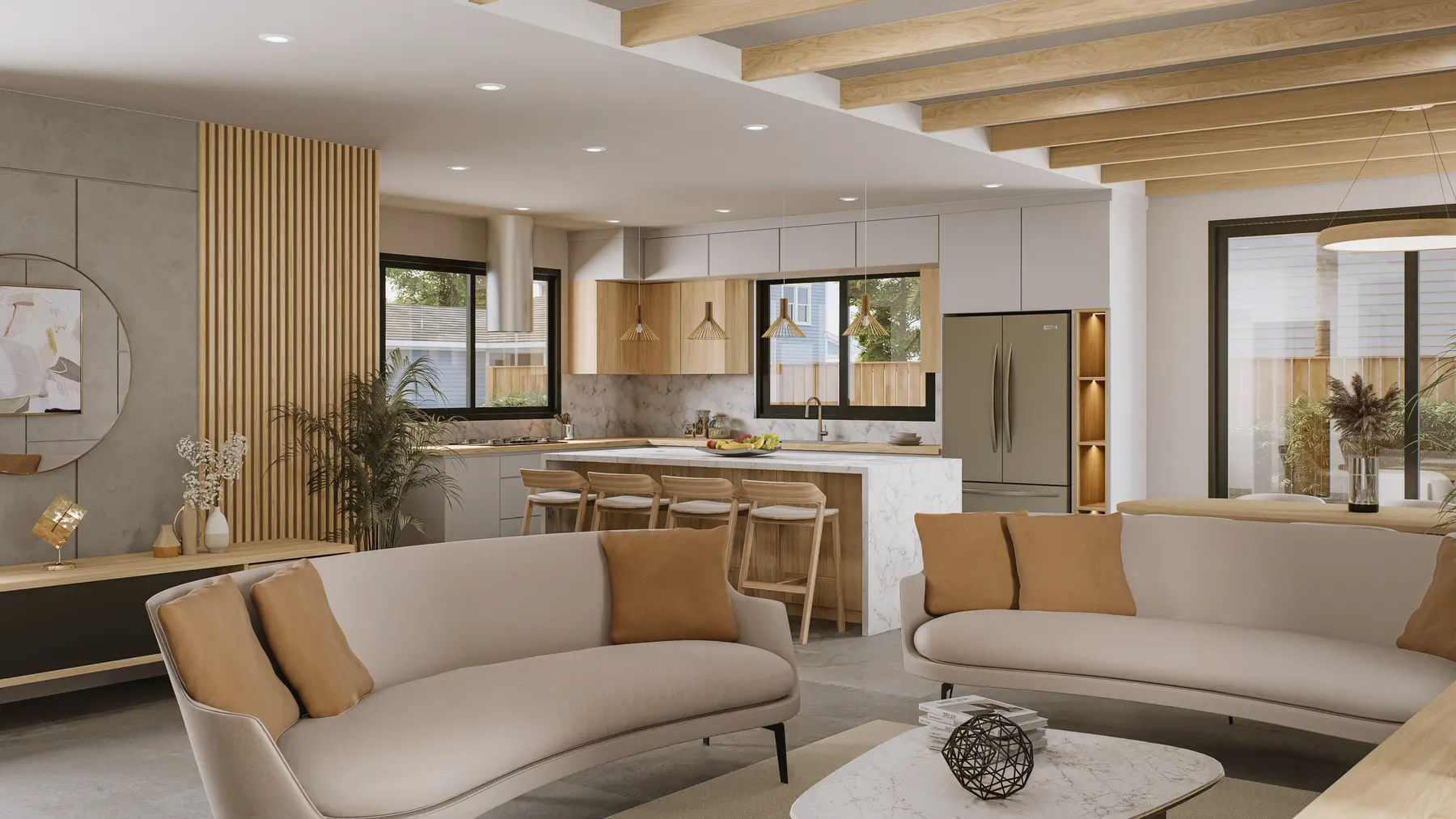 42nd Street Triplex interior design rendering 6