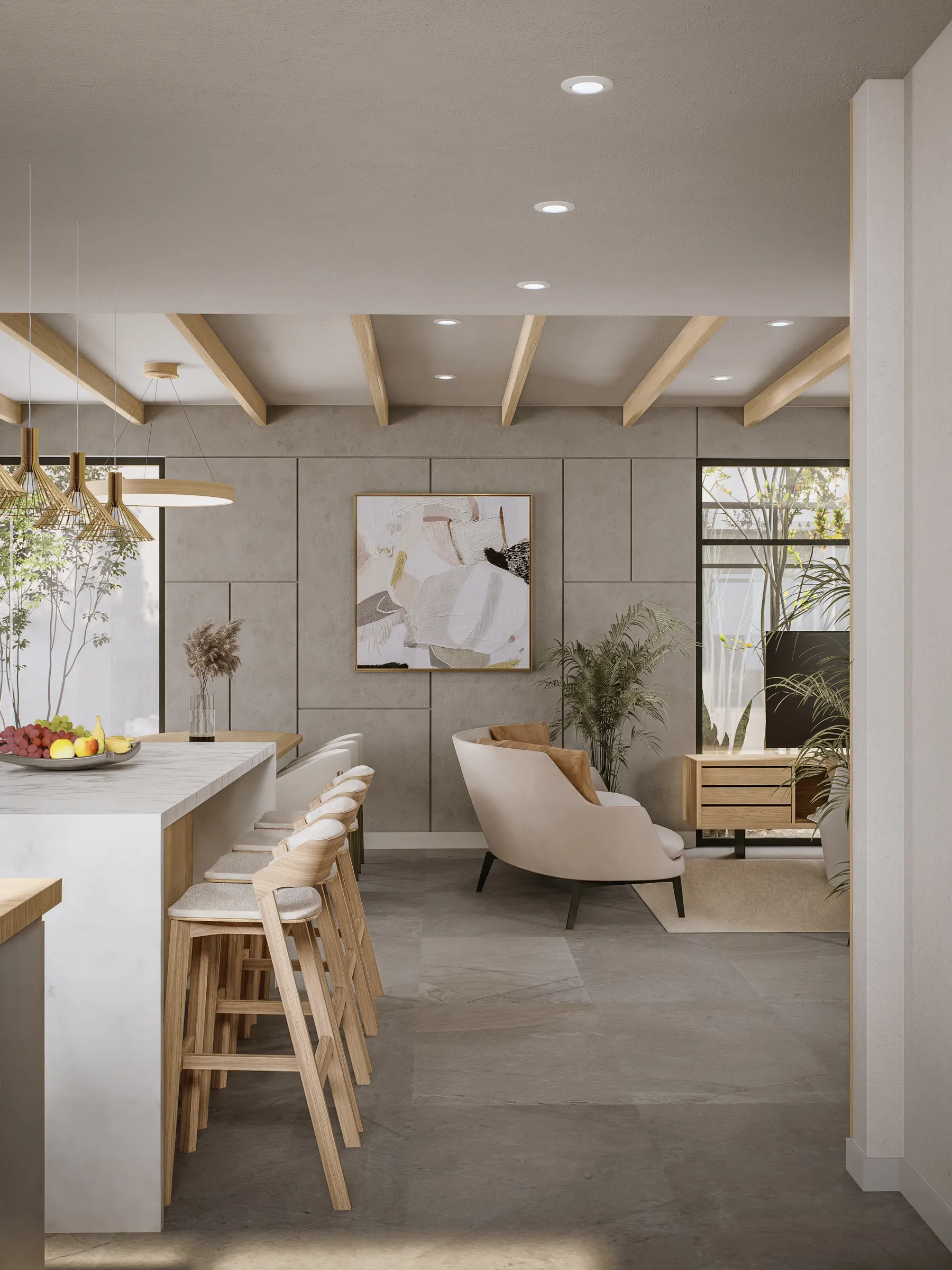 42nd Street Triplex interior design rendering 7