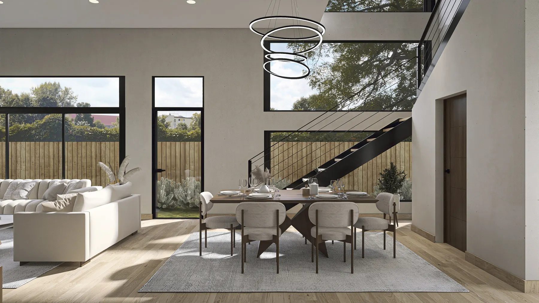 Helms dining room design rendering 13