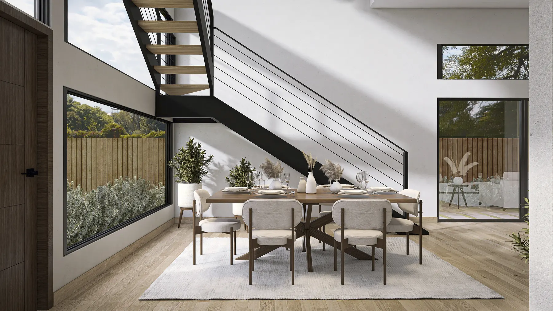 Helms dining room design rendering 14