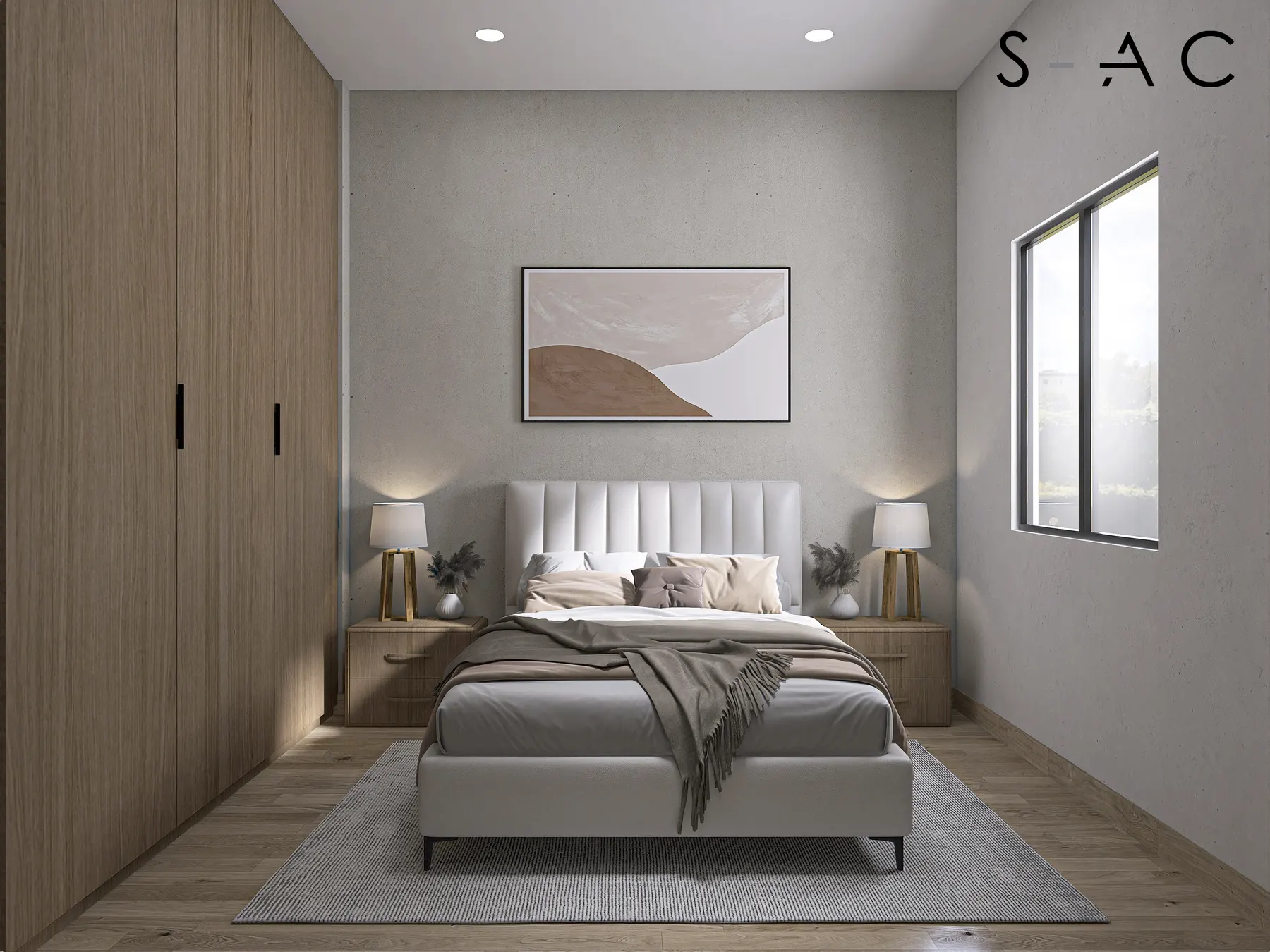 Modus bedroom design rendering 10
